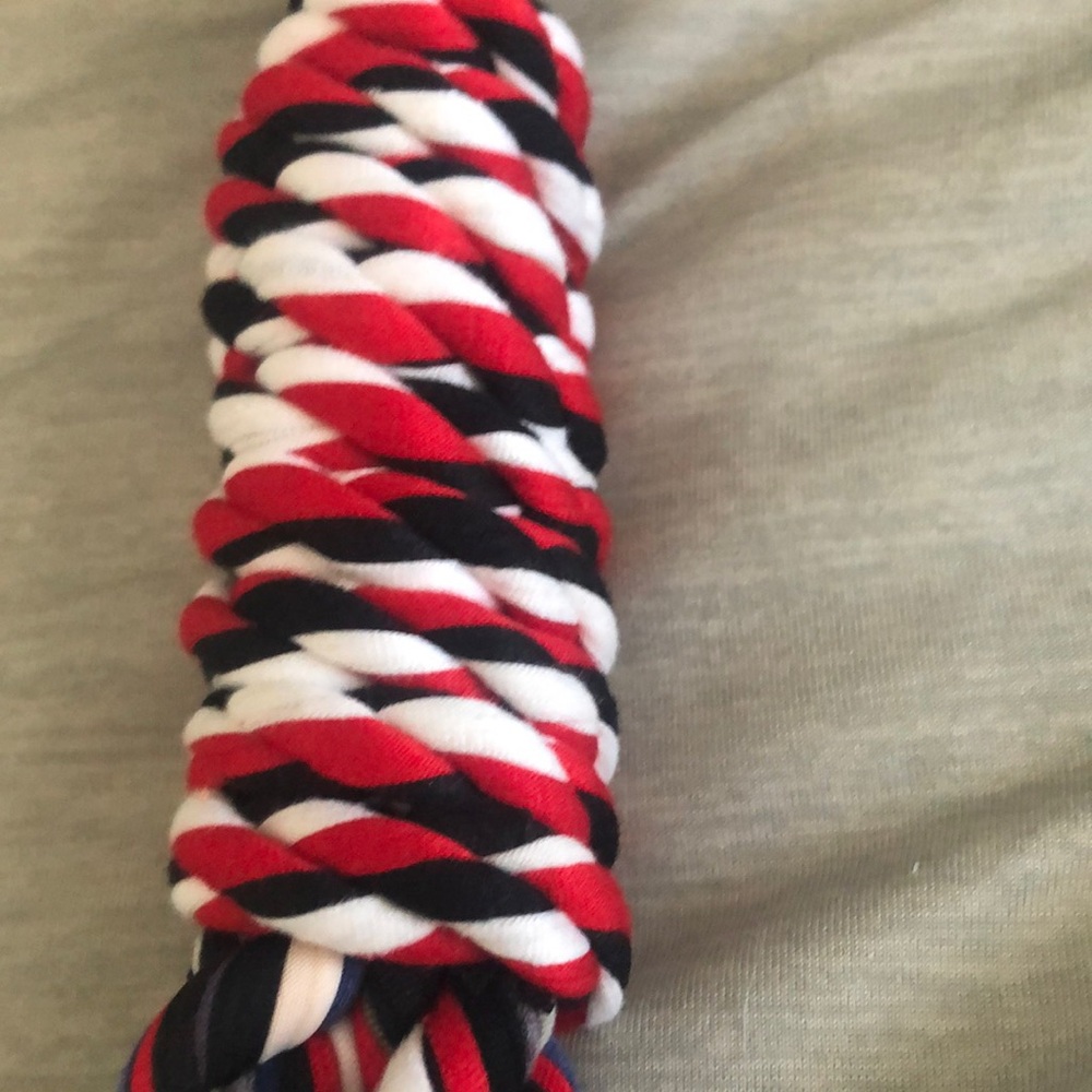 Red, White, and Blue Dog Rope Toy - Picture 3 of 4